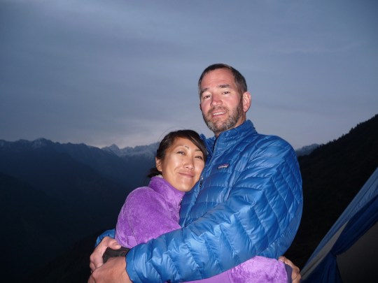 Sunset outside Barpak