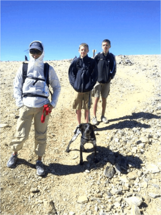 Coming Down Mt Baldy in October 2010